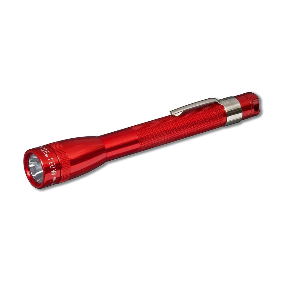 Mag Instrument Mini Maglite 2aaa Led - Red, - SP32036, One